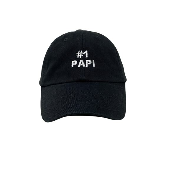 Number One Papi Dad Hat - Picture 2 of 7